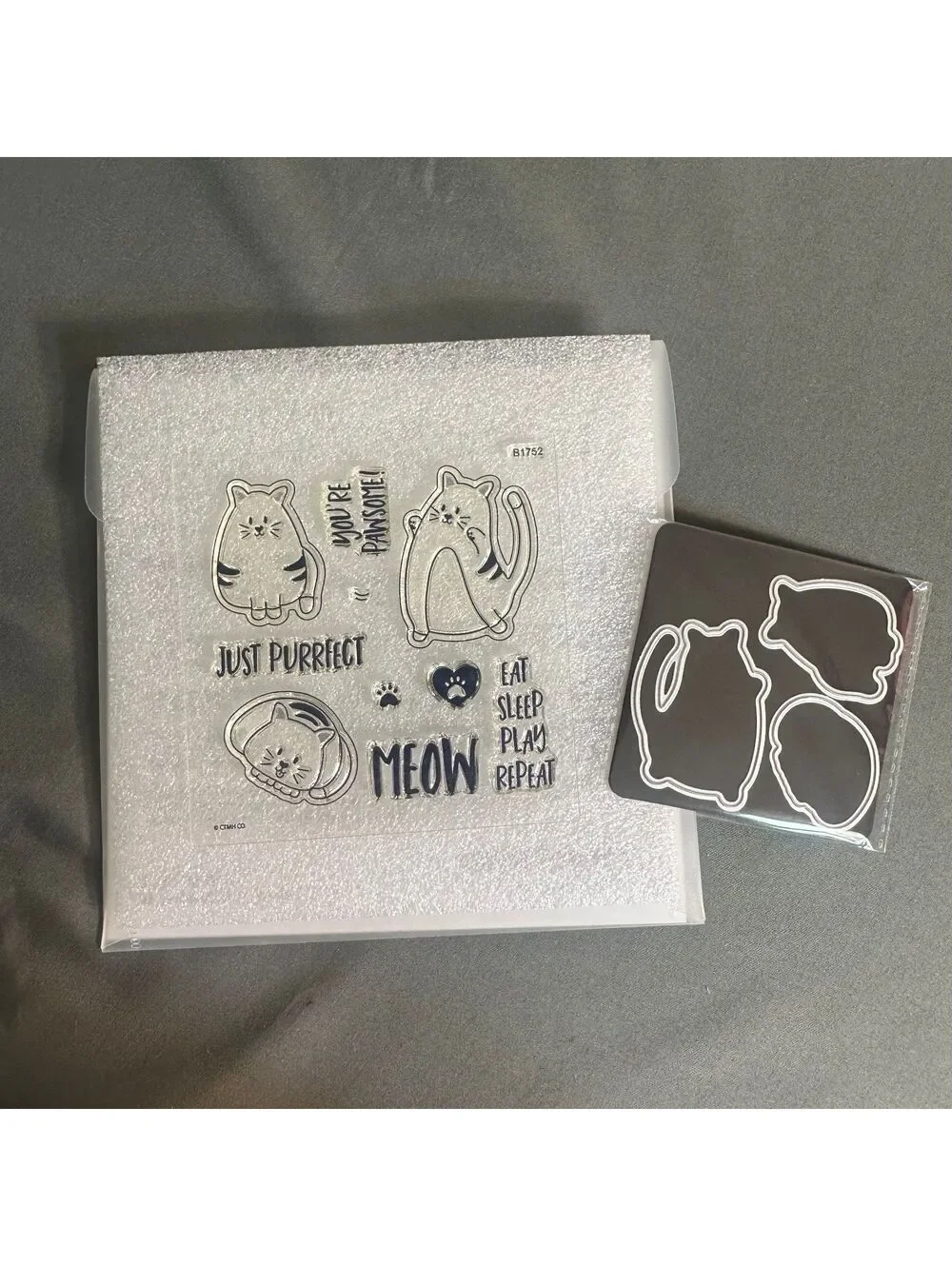 Close To My Heart Z3974 You're Pawsome Acrylic Stamp and Thin Cut Set